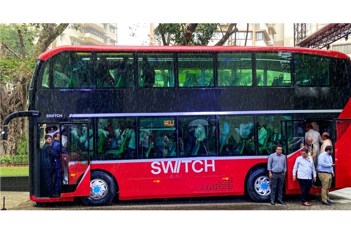 Switch double decker bus launch in Mumbai
